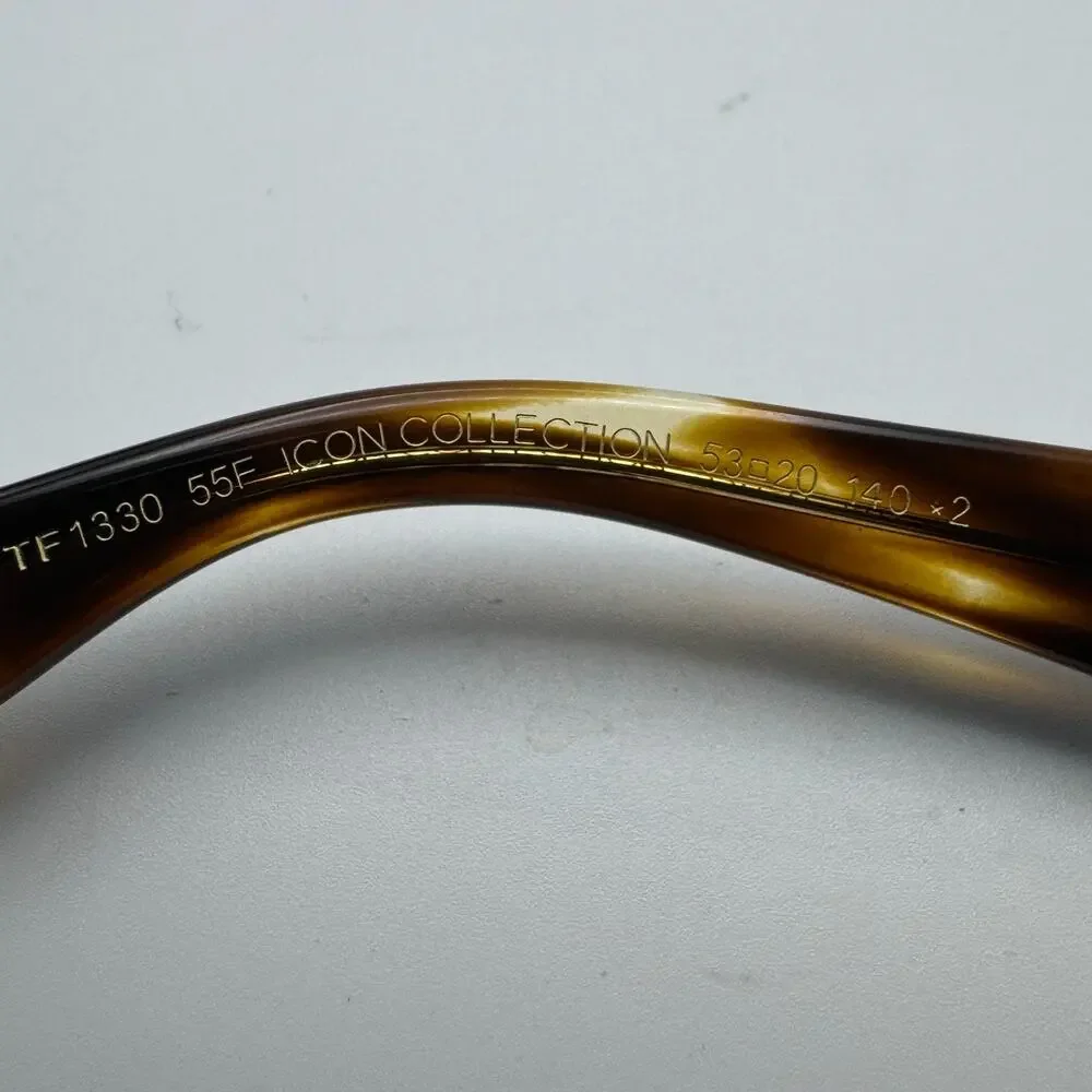 Tom Ford Sunglasses Icon TF1330 55F Havana Brown Frame Brown Gradient Lens 53mm